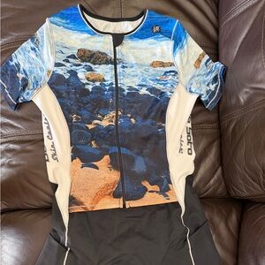 DESOTO Ocean Print Women's Triathlon One Piece - TriSuit - Triathlon Kit